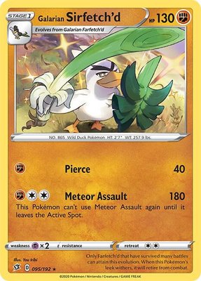Galarian Sirfetch'd, Rebel Clash