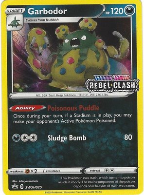 Garbodor (Prerelease), Sword & Shield Promo Cards