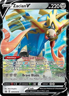 Zacian V, Sword & Shield Promo Cards