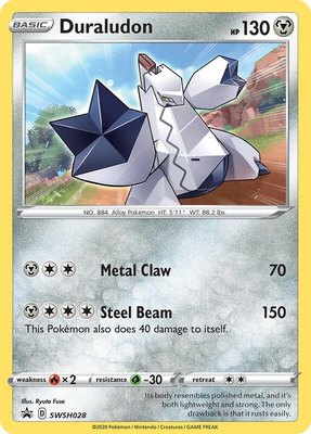 Duraludon, Sword & Shield Promo Cards