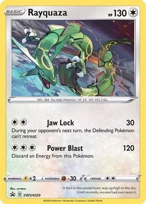 Rayquaza, Sword & Shield Promo Cards