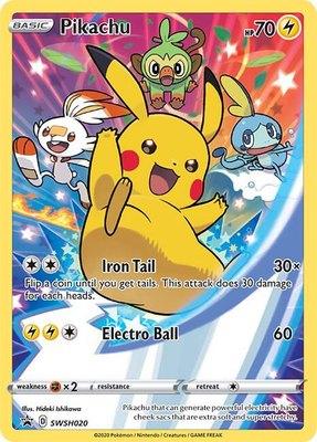 Pikachu, Sword & Shield Promo Cards