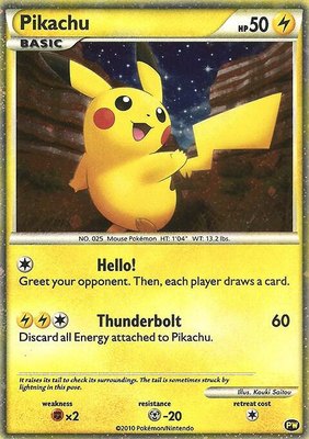 Pikachu (English), Pikachu World Collection Promos