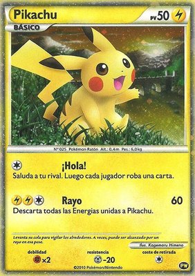 Pikachu (Spanish), Pikachu World Collection Promos