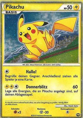 Pikachu (German), Pikachu World Collection Promos