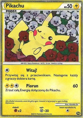 Pikachu (Polish), Pikachu World Collection Promos