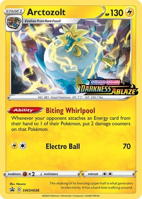 Arctozolt (Prerelease), Sword & Shield Promo Cards