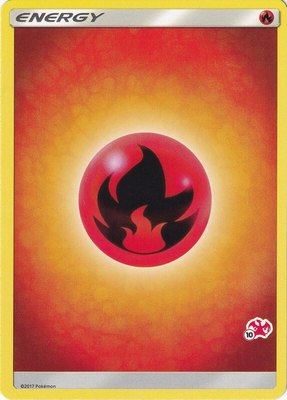 Fire Energy (#10 Charizard Stamped), Battle Academy