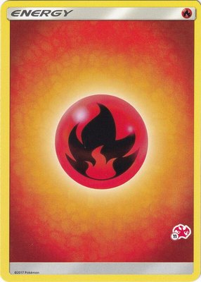 Fire Energy (#11 Charizard Stamped), Battle Academy