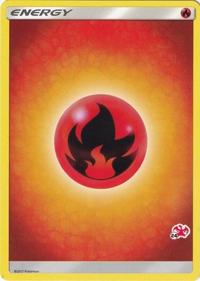 Fire Energy (#24 Charizard Stamped), Battle Academy