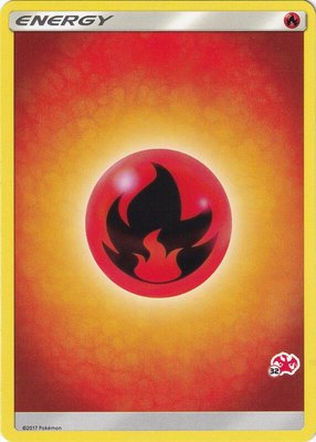 Fire Energy (#32 Charizard Stamped), Battle Academy