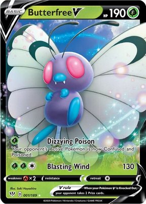 Butterfree V, Darkness Ablaze