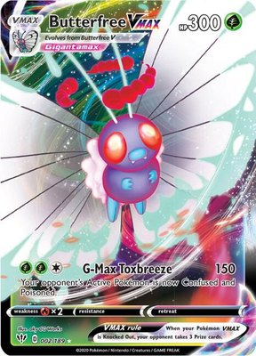 Butterfree VMAX, Darkness Ablaze