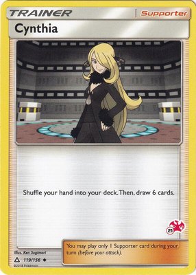 Cynthia (#21 Charizard Stamped), Battle Academy