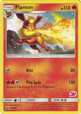 Flareon (#44 Charizard Stamped), Battle Academy