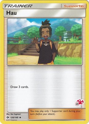Hau (#41 Charizard Stamped), Battle Academy