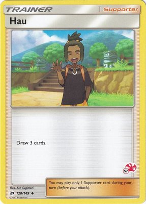 Hau (#57 Charizard Stamped), Battle Academy