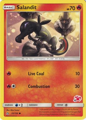 Salandit (#13 Charizard Stamped), Battle Academy
