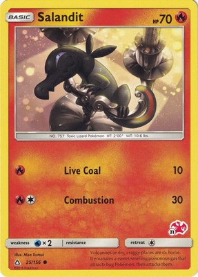 Salandit (#31 Charizard Stamped), Battle Academy