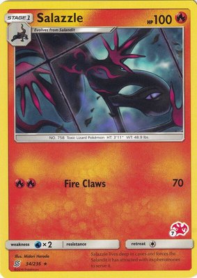 Salazzle (#7 Charizard Stamped), Battle Academy