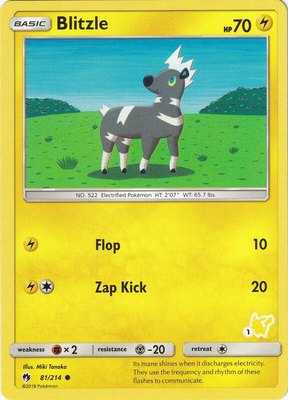 Blitzle (#1 Pikachu Stamped), Battle Academy