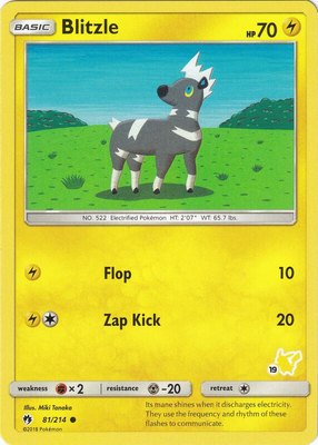 Blitzle (#19 Pikachu Stamped), Battle Academy