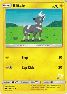 Blitzle (#45 Pikachu Stamped), Battle Academy