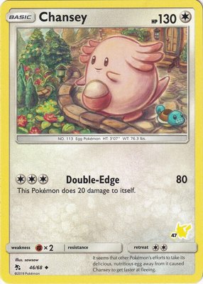 Chansey (#47 Pikachu Stamped), Battle Academy