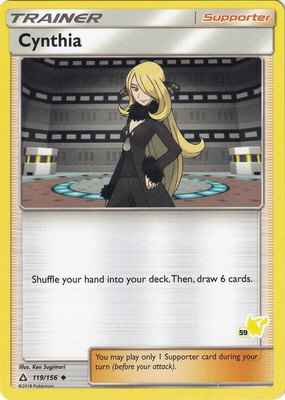 Cynthia (#59 Pikachu Stamped), Battle Academy