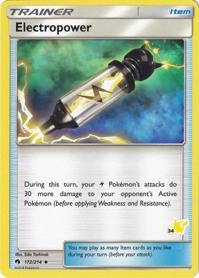 Electropower (#34 Pikachu Stamped), Battle Academy