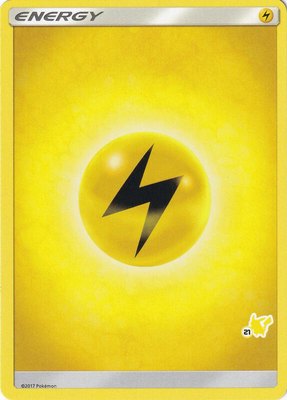 Lightning Energy (#21 Pikachu Stamped), Battle Academy