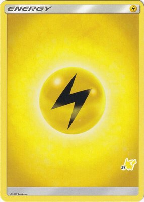 Lightning Energy (#27 Pikachu Stamped), Battle Academy