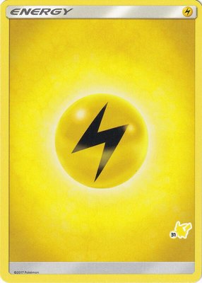Lightning Energy (#31 Pikachu Stamped), Battle Academy