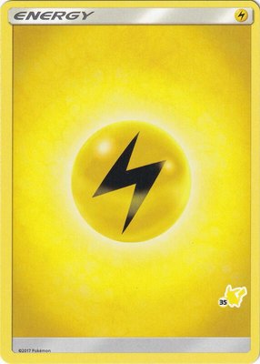 Lightning Energy (#35 Pikachu Stamped), Battle Academy