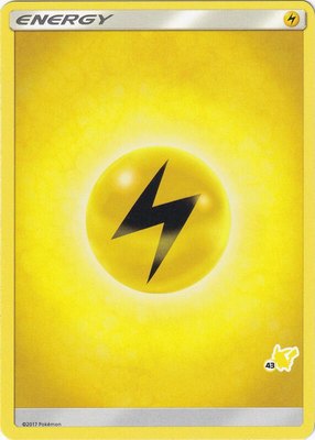 Lightning Energy (#43 Pikachu Stamped), Battle Academy