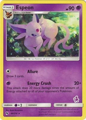 Espeon (Mewtwo Stamped), Battle Academy