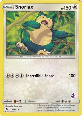 Snorlax (Mewtwo Stamped), Battle Academy