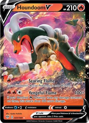 Houndoom V, Darkness Ablaze