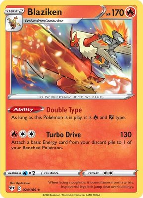 Blaziken, Darkness Ablaze