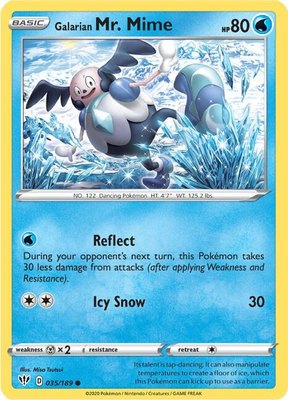 Galarian Mr. Mime, Darkness Ablaze