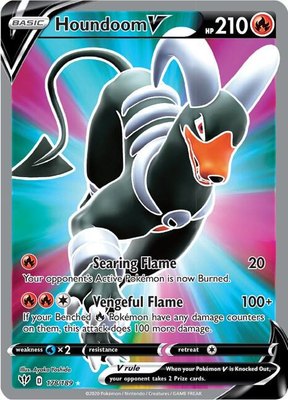 Houndoom V (Full Art), Darkness Ablaze