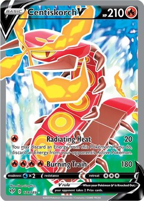 Centiskorch V (Full Art), Darkness Ablaze