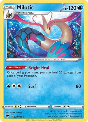 Milotic, Darkness Ablaze