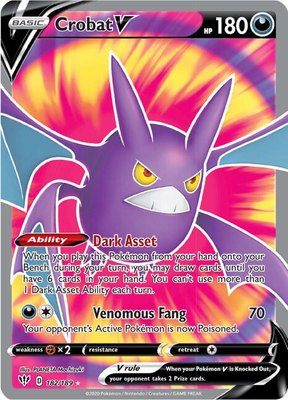 Crobat V (Full Art), Darkness Ablaze