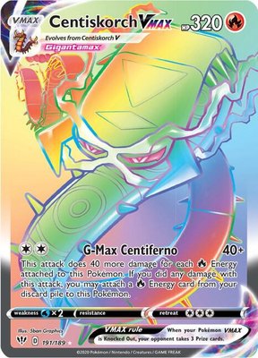 Centiskorch VMAX (Secret), Darkness Ablaze
