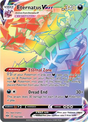 Eternatus VMAX (Secret), Darkness Ablaze
