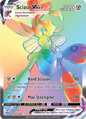Scizor VMAX (Secret), Darkness Ablaze
