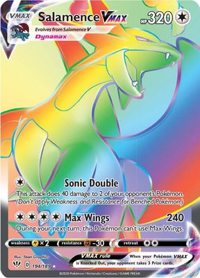 Salamence VMAX (Secret), Darkness Ablaze