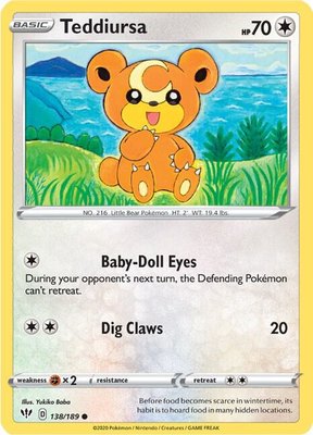 Teddiursa, Darkness Ablaze