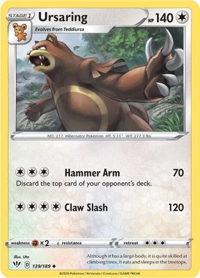 Ursaring, Darkness Ablaze
